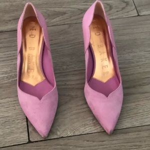 Ted Baker Pink Sued high heels